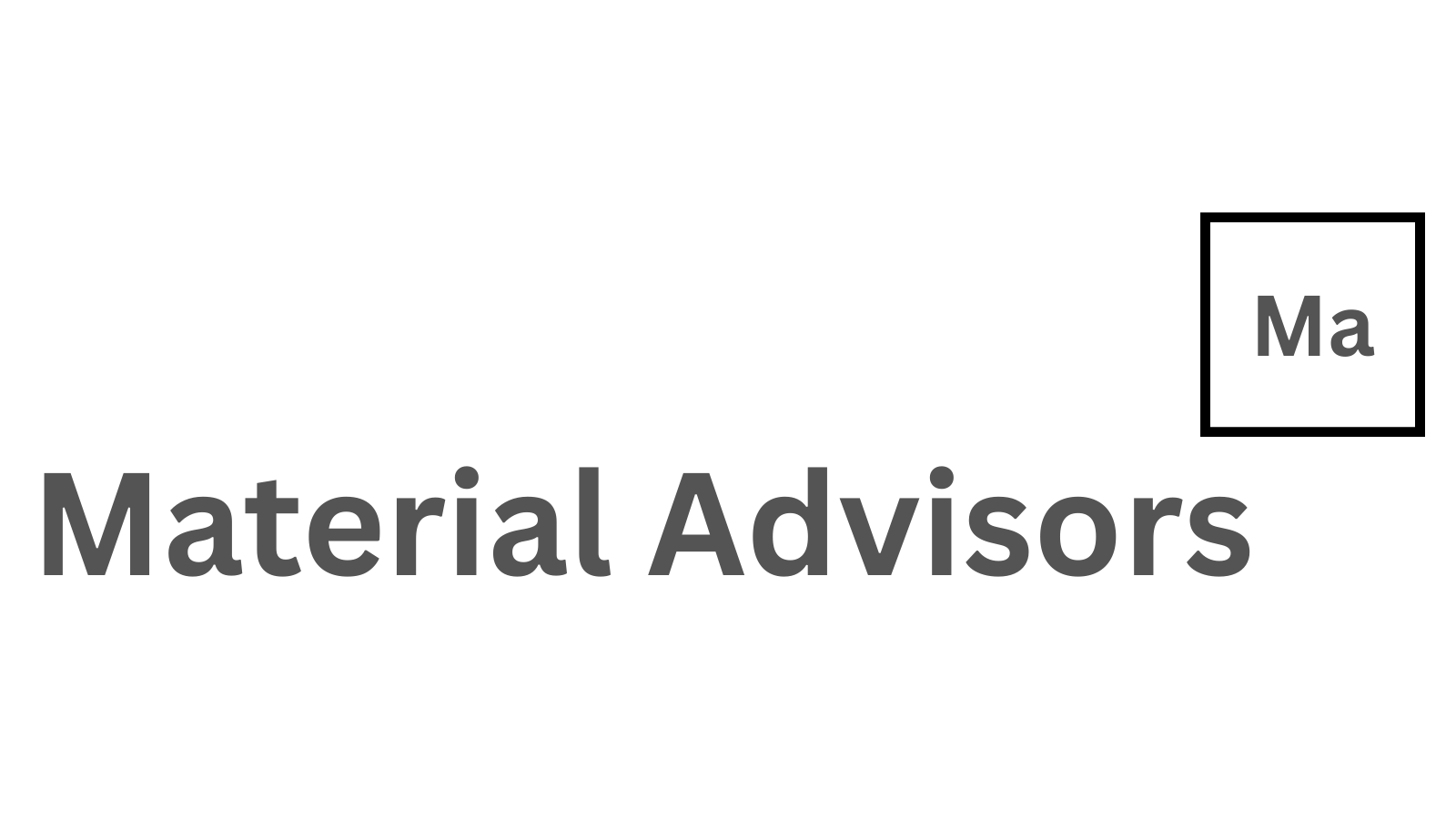 Material Advisors Logo